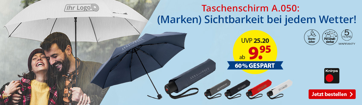  Markensichtbarkeit mit dem Taschenschirm A.050