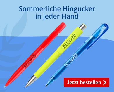 Kugelschreiber mit Logo bedrucken