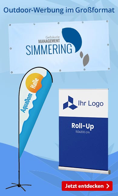 Werbetechnik mit Logo bedrucken