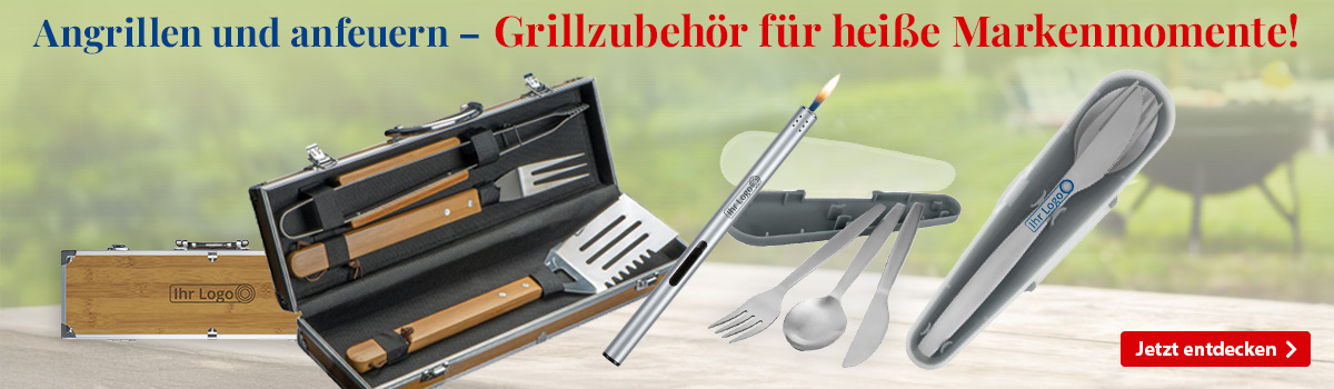  Grillzubehör mit Logo bei BETTMER – Erfolgreiche Werbeartikel 