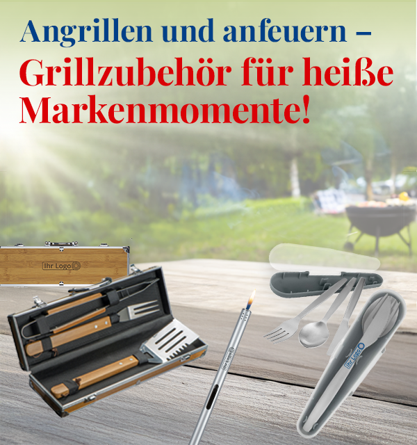  Grillzubehör mit Logo bei BETTMER – Erfolgreiche Werbeartikel 
