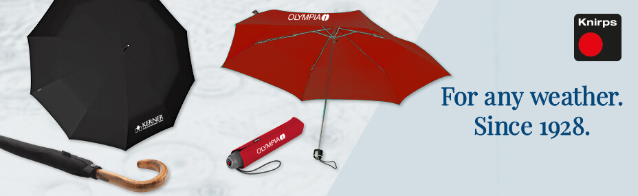 Werbeartikel von Knirps online bestellen bei BETTMER – Erfolgreiche Werbeartikel