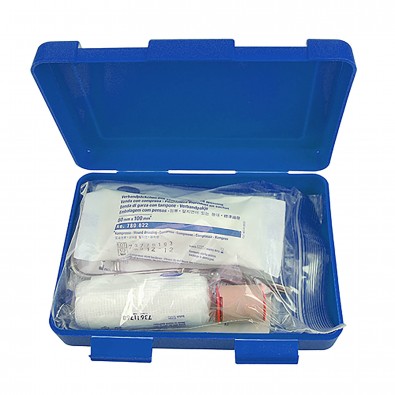 Notfall-Set Box, groß standard-blau PP Notfall-Set Box, groß standard-blau PP
