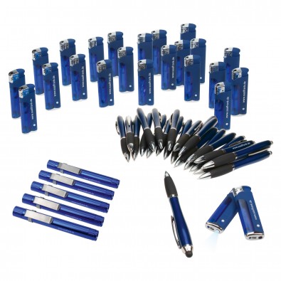 Werbe-Sparset, 310-tlg., Blau, Inkl. Druck Werbe-Sparset, 310-tlg., Blau, Inkl. Druck