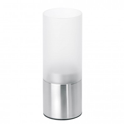 Original Blomus® Edelstahl Windlicht, Edelstahl Matt/Glas Satiniert Original Blomus® Edelstahl Windlicht, Edelstahl Matt/Glas Satiniert