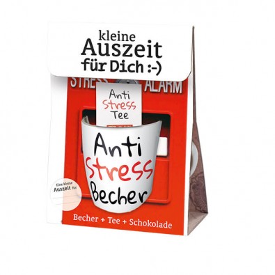 Geschenkset Kleine Auszeit für dich: "Anti-Stress-Becher" Geschenkset Kleine Auszeit für dich: "Anti-Stress-Becher"