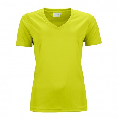Original James Nicholson Damen Funktions T-Shirt Active, Acid-Yellow, XS Original James Nicholson Damen Funktions T-Shirt Active, Acid-Yellow, XS