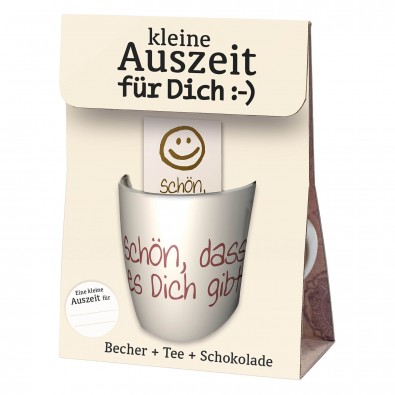 Geschenkset Kleine Auszeit für dich: "Schön, dass es Dich gibt" Geschenkset Kleine Auszeit für dich: "Schön, dass es Dich gibt"