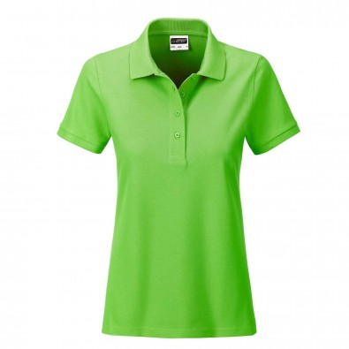 James Nicholson Basic Polo Bio BW, Lady, Lime-Green, S James Nicholson Basic Polo Bio BW, Lady, Lime-Green, S