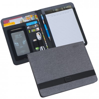 A5 Schreibmappe Carvin,grau A5 Schreibmappe Carvin,grau
