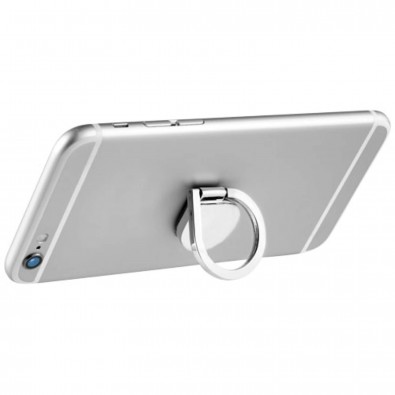 Aluminium-Ring Telefonhalterung, silber Aluminium-Ring Telefonhalterung, silber