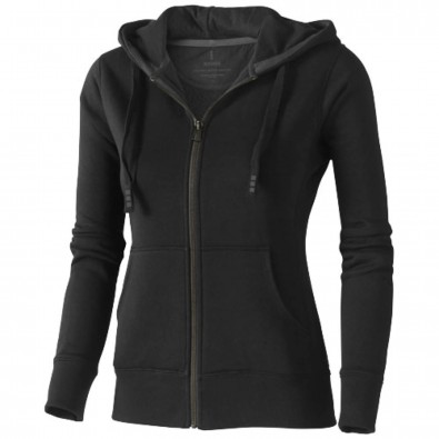 Arora Kapuzensweatjacke für Damen, schwarz, L Arora Kapuzensweatjacke für Damen, schwarz, L