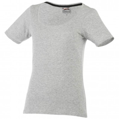 Bosey T-Shirt mit weitem Rundhalsausschnitt für Damen, sportgrau, M Bosey T-Shirt mit weitem Rundhalsausschnitt für Damen, sportgrau, M