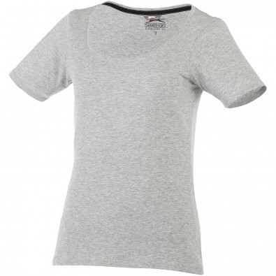Bosey T-Shirt mit weitem Rundhalsausschnitt für Damen, sportgrau, M Bosey T-Shirt mit weitem Rundhalsausschnitt für Damen, sportgrau, M
