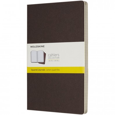 MOLESKINE® Notizbuch Cahier Journal L, kariert, coffee brown MOLESKINE® Notizbuch Cahier Journal L, kariert, coffee brown