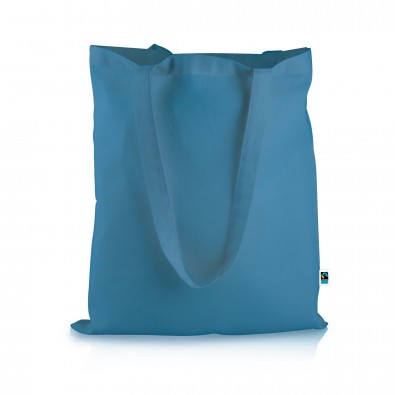 Elsa Fairtrade-Baumwolltasche, cyan Elsa Fairtrade-Baumwolltasche, cyan