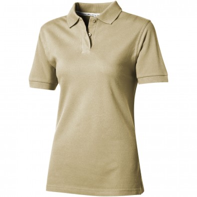 Forehand Damen Poloshirt, khaki, M Forehand Damen Poloshirt, khaki, M