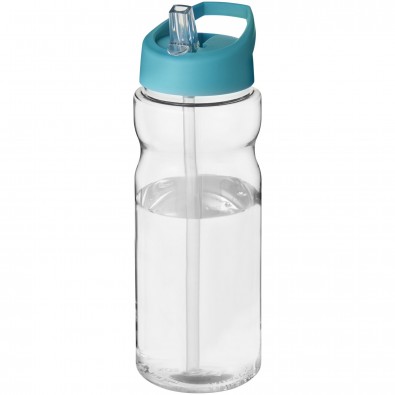 H2O Base® 650 ml Sportflasche mit Ausgussdeckel, transparent,aquablau H2O Base® 650 ml Sportflasche mit Ausgussdeckel, transparent,aquablau