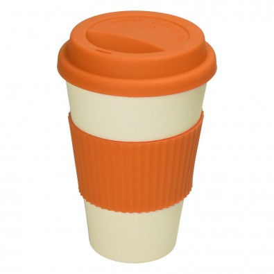 Kaffeebecher "Eco", beige/orange Kaffeebecher "Eco", beige/orange