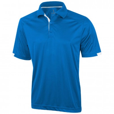 Kiso – Stretch-Poloshirt cool fit für Herren, blau, L Kiso – Stretch-Poloshirt cool fit für Herren, blau, L