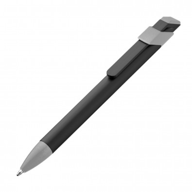 Kugelschreiber aus Kunststoff, grau Kugelschreiber aus Kunststoff, grau
