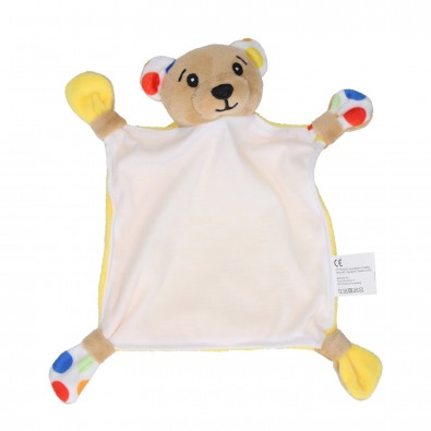 Kuscheltuch "Cuddle" , Bär, mehrfarbig Kuscheltuch "Cuddle" , Bär, mehrfarbig