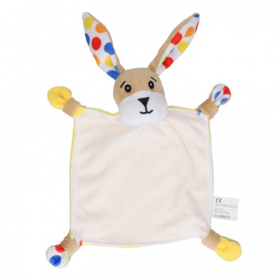 Kuscheltuch "Cuddle", Hase, mehrfarbig Kuscheltuch "Cuddle", Hase, mehrfarbig