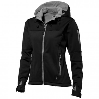 Match Softshelljacke für Damen, schwarz, M Match Softshelljacke für Damen, schwarz, M
