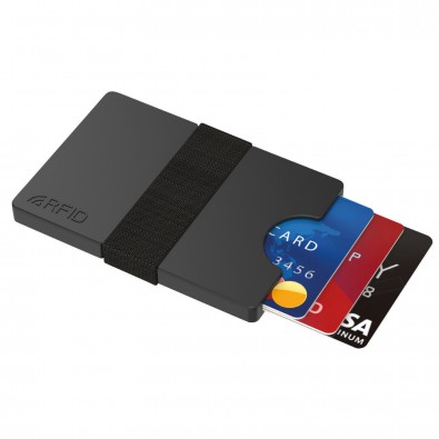 Mini-Portemonnaie iWallet Compact, Schwarz Mini-Portemonnaie iWallet Compact, Schwarz