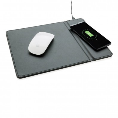 Mousepad mit Wireless-5W-Charging Funktion, schwarz Mousepad mit Wireless-5W-Charging Funktion, schwarz