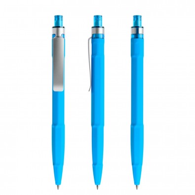 prodir QS30 Soft Touch PRS Push Kugelschreiber, Cyanblau prodir QS30 Soft Touch PRS Push Kugelschreiber, Cyanblau