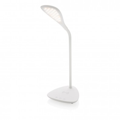 Schreibtischlampe mit 5W Wireless-Charging, weiß Schreibtischlampe mit 5W Wireless-Charging, weiß