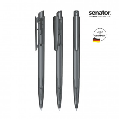senator® Druckkugelschreiber Dart Clear, grau 445 senator® Druckkugelschreiber Dart Clear, grau 445