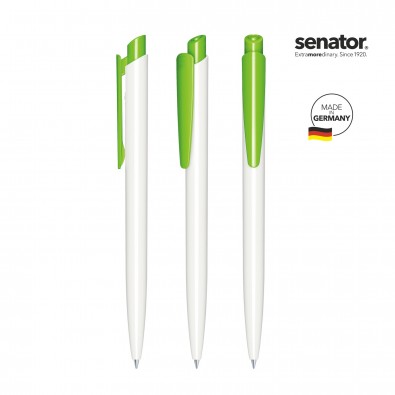 senator® Druckkugelschreiber Dart Polished Basic, weiß,grün 376 senator® Druckkugelschreiber Dart Polished Basic, weiß,grün 376