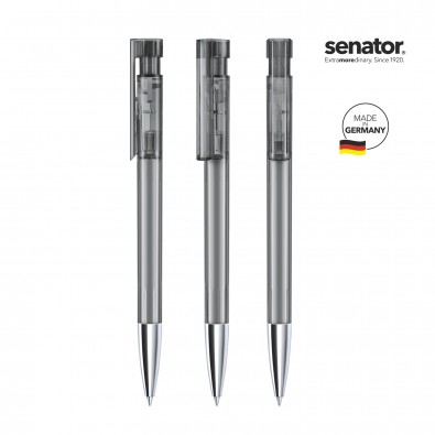 senator® Druckkugelschreiber Liberty Clear MTT, grau cool gray 9 senator® Druckkugelschreiber Liberty Clear MTT, grau cool gray 9