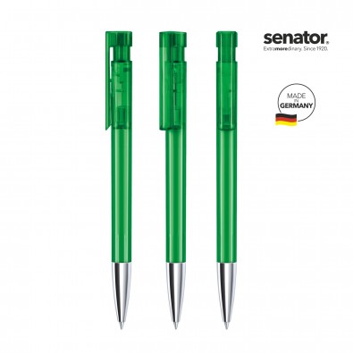 senator® Druckkugelschreiber Liberty Clear MTT, grün 347 senator® Druckkugelschreiber Liberty Clear MTT, grün 347