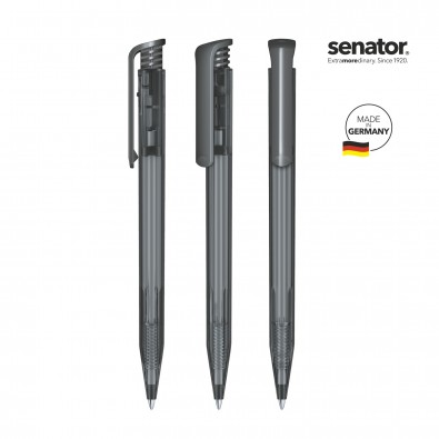 SENATOR Super Hit Clear Druckkugelschreiber, grau 445 SENATOR Super Hit Clear Druckkugelschreiber, grau 445