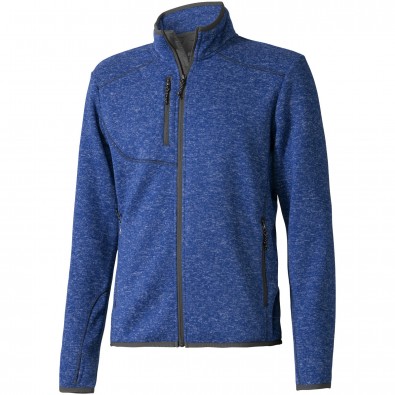ELEVATE Herren Strickfleece Jacke Tremblant, heather blau, XS ELEVATE Herren Strickfleece Jacke Tremblant, heather blau, XS