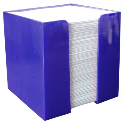 Zettelbox Würfel, standard-blau PP Zettelbox Würfel, standard-blau PP