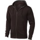 ELEVATE Herren Kapuzensweatjacke Arora, braun, XL ELEVATE Herren Kapuzensweatjacke Arora, braun, XL