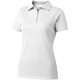 Hacker Damen Poloshirt, weiss,grau, S Hacker Damen Poloshirt, weiss,grau, S