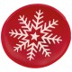 Handwärmer aus PVC Schneeflocke, rot Handwärmer aus PVC Schneeflocke, rot