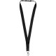 Julian Bambus Lanyard mit Sicherheitsclip, schwarz Julian Bambus Lanyard mit Sicherheitsclip, schwarz