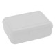 Vorratsdose School-Box deluxe, mit Trennschale, transparent Vorratsdose School-Box deluxe, mit Trennschale, transparent