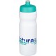 Baseline® Plus 650 ml Sportflasche, weiss,aquablau Baseline® Plus 650 ml Sportflasche, weiss,aquablau