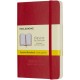 Moleskine Classic Softcover Notizbuch Taschenformat – kariert, Scarlet Red Moleskine Classic Softcover Notizbuch Taschenformat – kariert, Scarlet Red