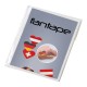 Fantape "Rechteck" 4er-Set, rot Fantape "Rechteck" 4er-Set, rot