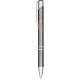 Moneta Druckkugelschreiber aus eloxiertem Aluminium, grau Moneta Druckkugelschreiber aus eloxiertem Aluminium, grau