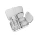 koziol Lunchbox-Set Pascal Ready mit KLIKK-Besteck, grau koziol Lunchbox-Set Pascal Ready mit KLIKK-Besteck, grau