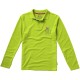 Point langärmliges Poloshirt für Herren, apfelgrün, S Point langärmliges Poloshirt für Herren, apfelgrün, S